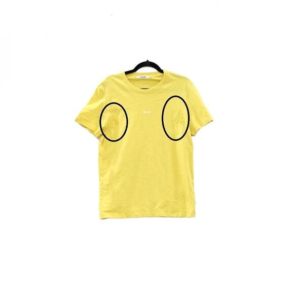 Zadig & Voltaire Men's Ted Photoprint Wild T-Shirt Cotton Short Sleeve S 221280 - Picture 4 of 5